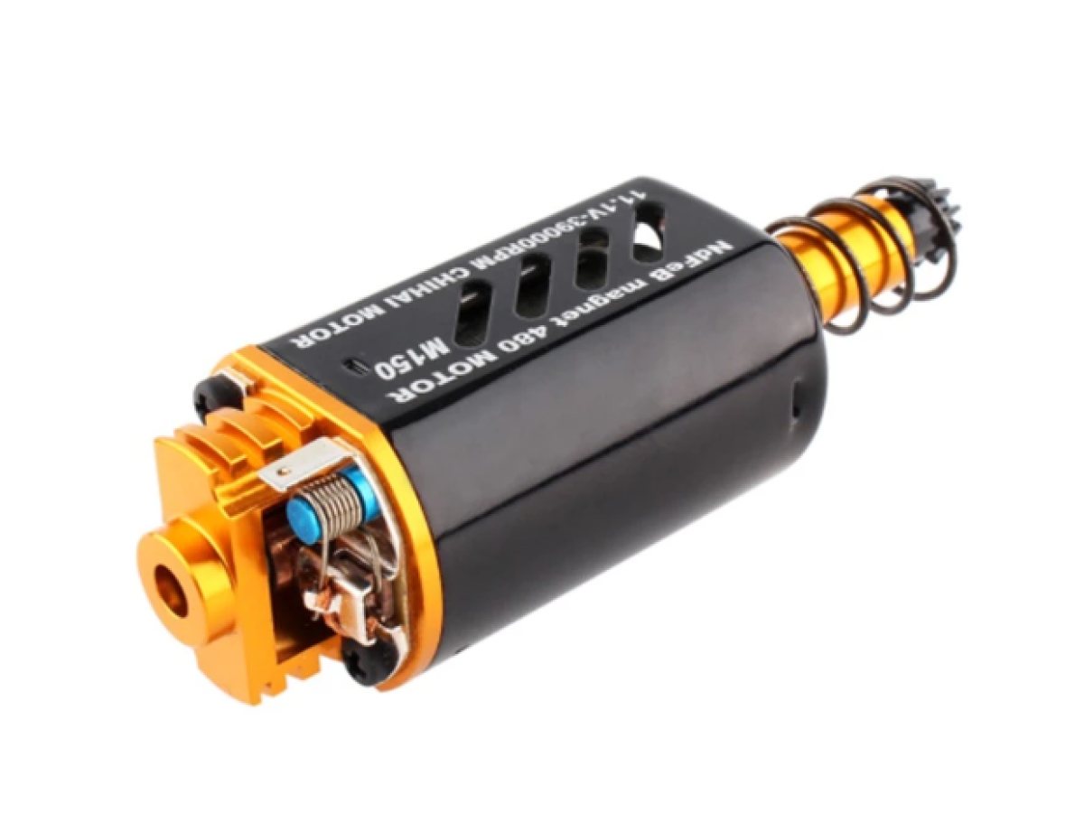 CHIHAI HIGH TORQUE & SPEED MOTOR 480 LONG (BLACK/GOLD)