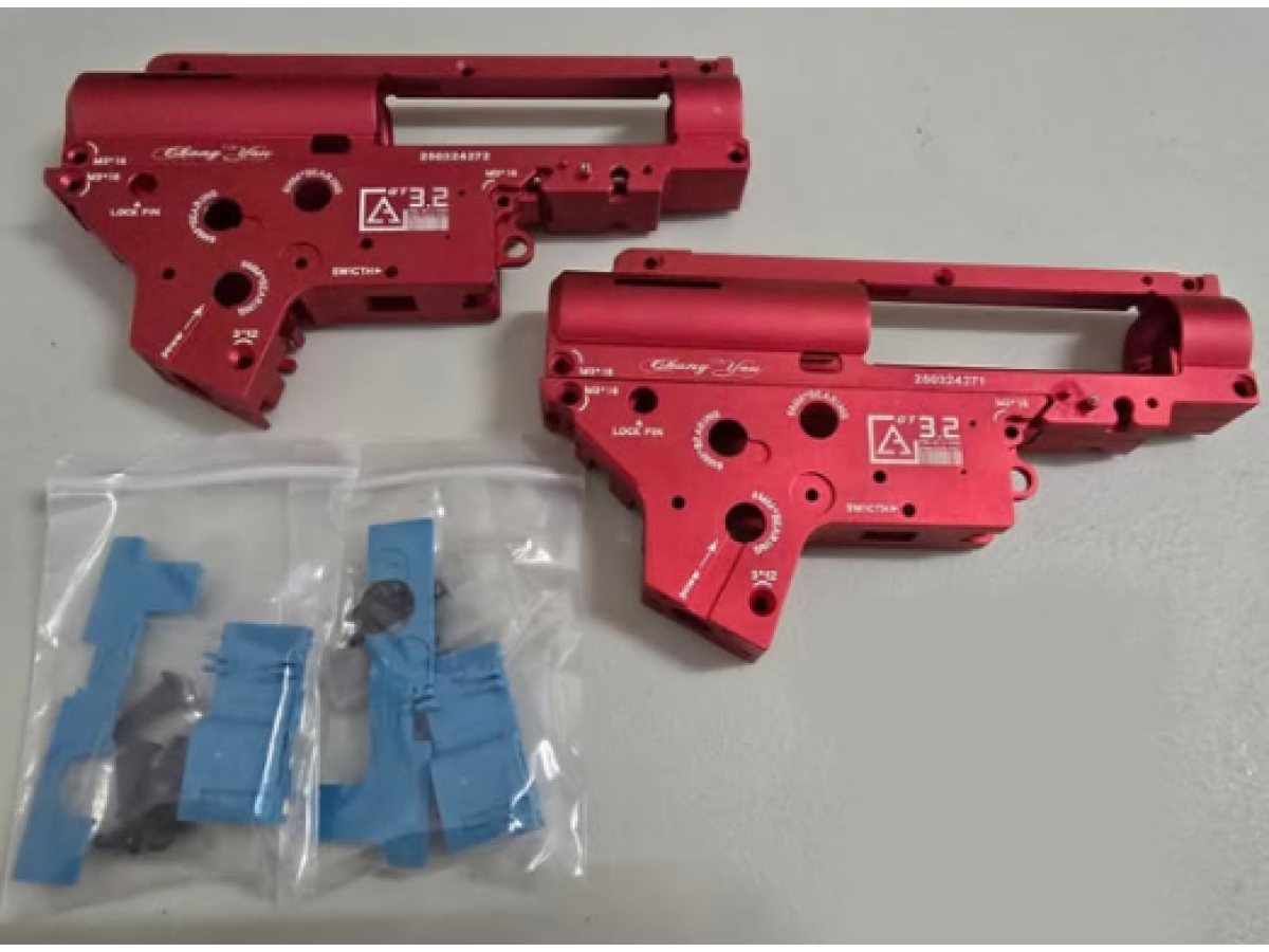 CNC 3.2 METAL GEARBOX FOR V2 (RED)