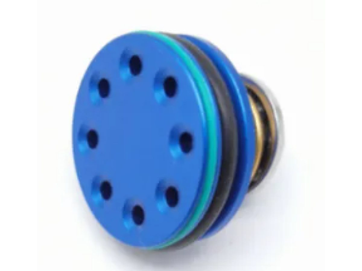 CNC PISTON HEAD DOUBLE ORING (BLUE)