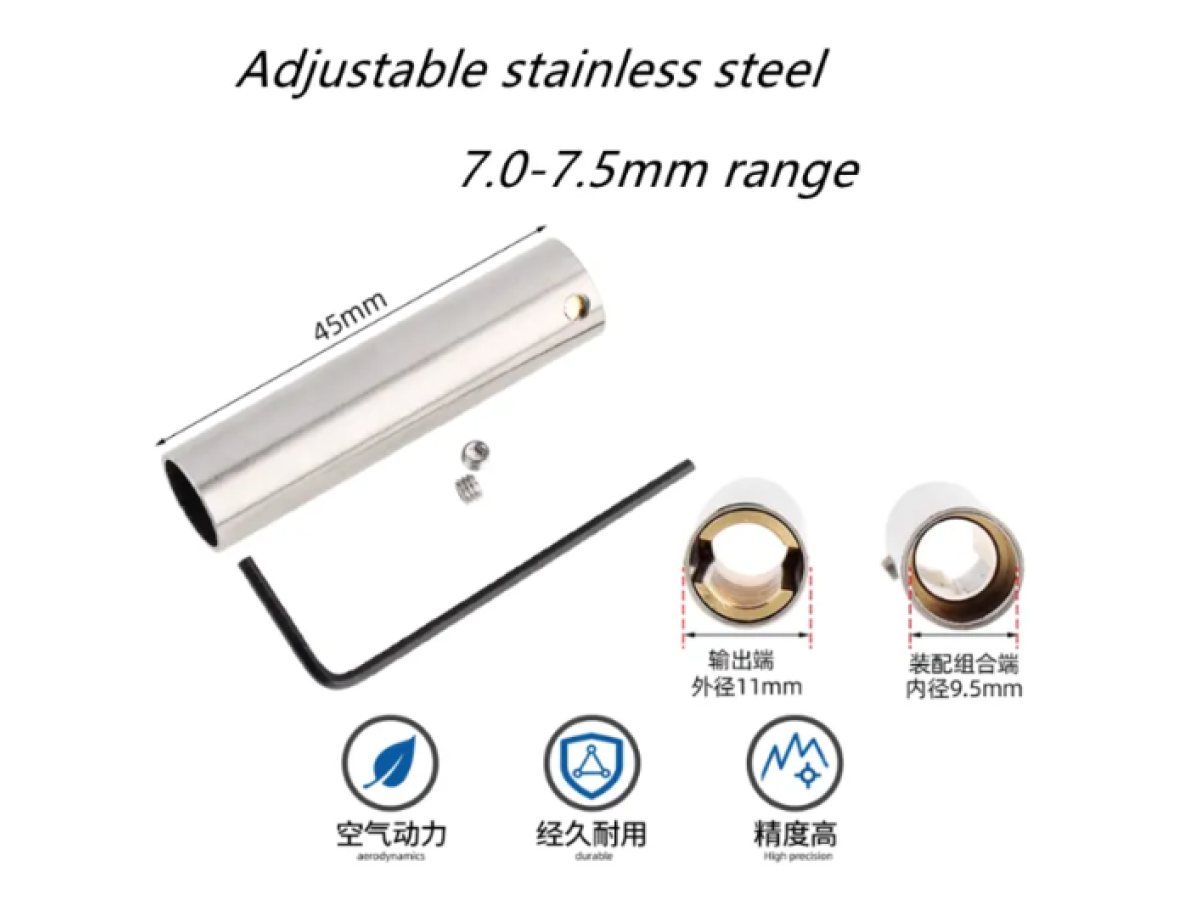 CHIHAI CNC METAL ADJUSTABLE HOP UP (SILVER)