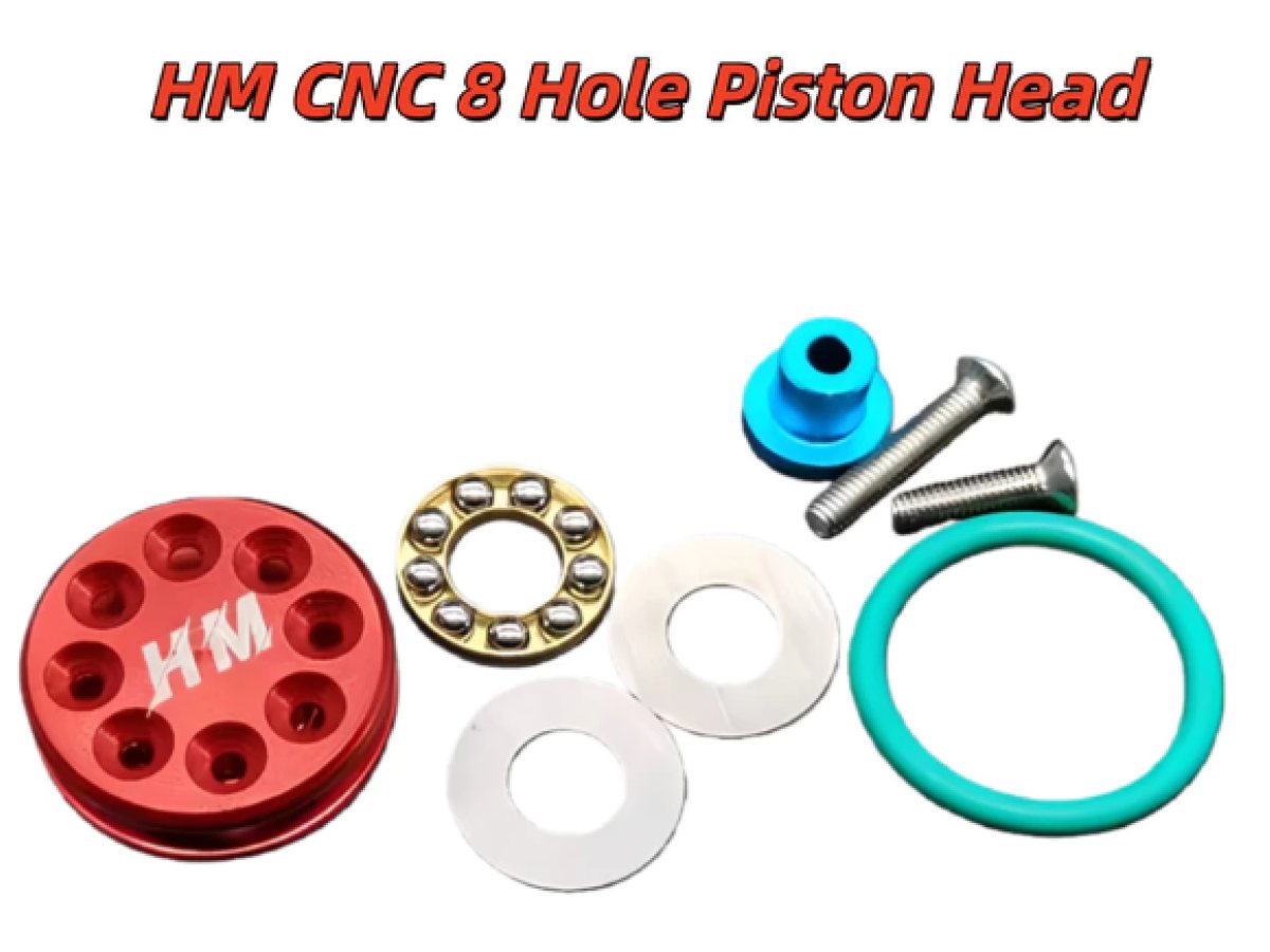 HM CNC/POM PISTON HEAD (RED)